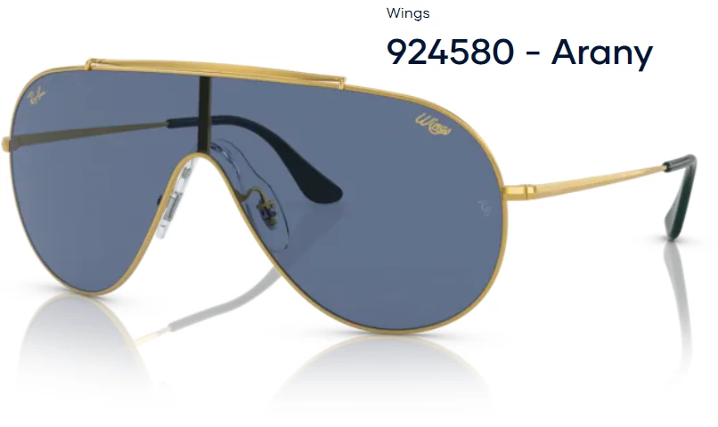 RAY-BAN RB3597 WINGS 924580 NAPSZEMÜVEG