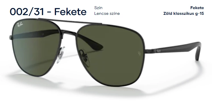 RAY-BAN RB3683 002/31 NAPSZEMÜVEG