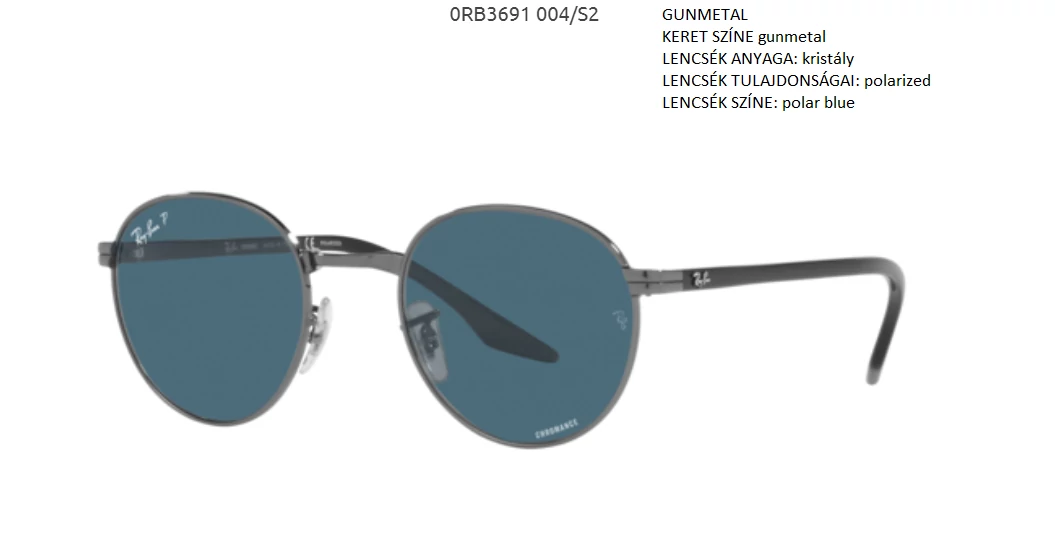 RAY BAN RB3691 004/S2 NAPSZEMÜVEG