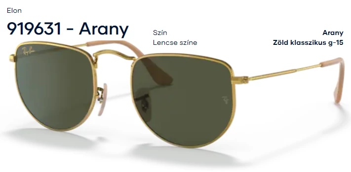 RAY-BAN RB3958 919631 NAPSZEMÜVEG