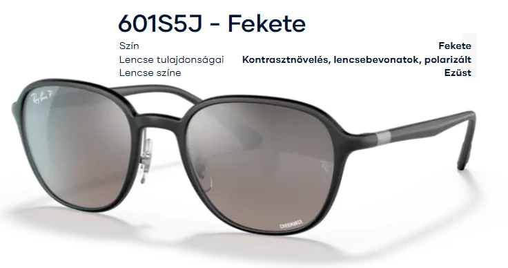 RAY-BAN RB4341CH 601S5J NAPSZEMÜVEG