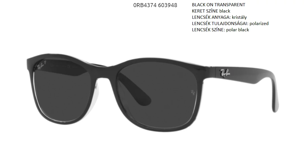 RAY BAN RB4374 603948 NAPSZEMÜVEG