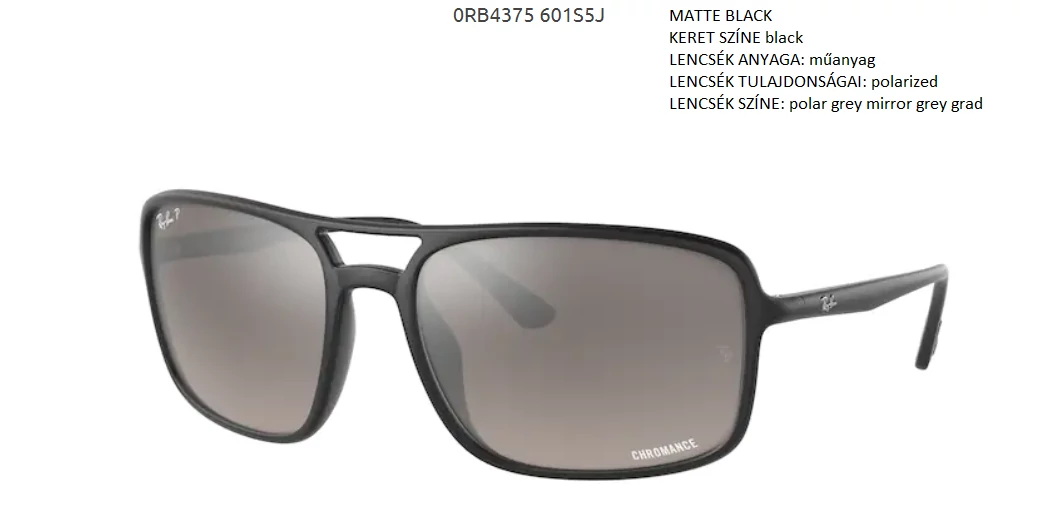 RAY BAN RB4375 601S5J NAPSZEMÜVEG