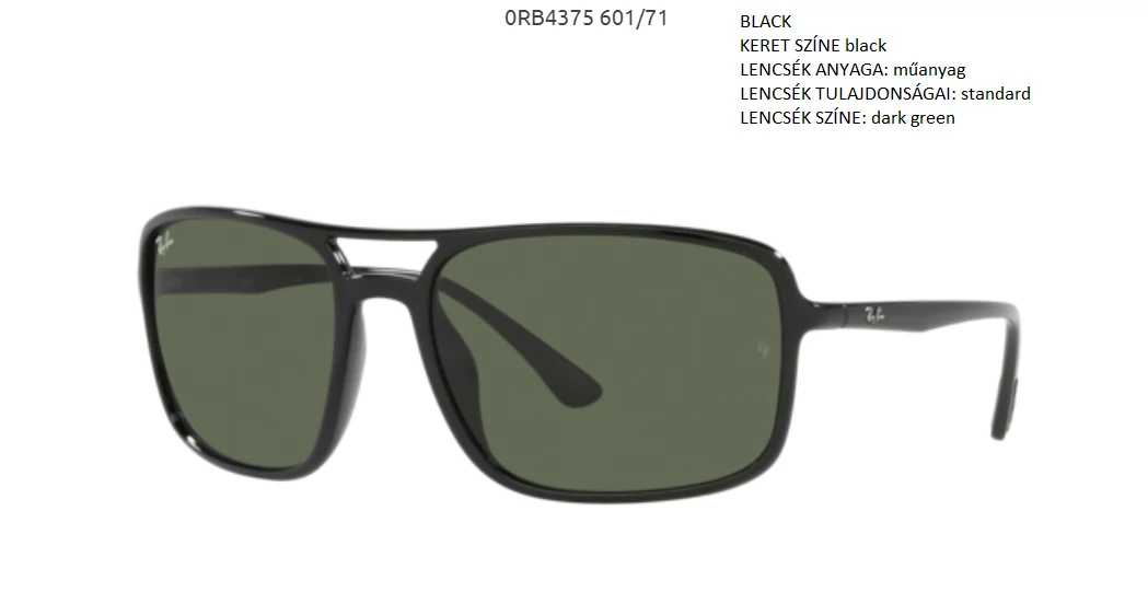 RAY BAN RB4375 601/71 NAPSZEMÜVEG