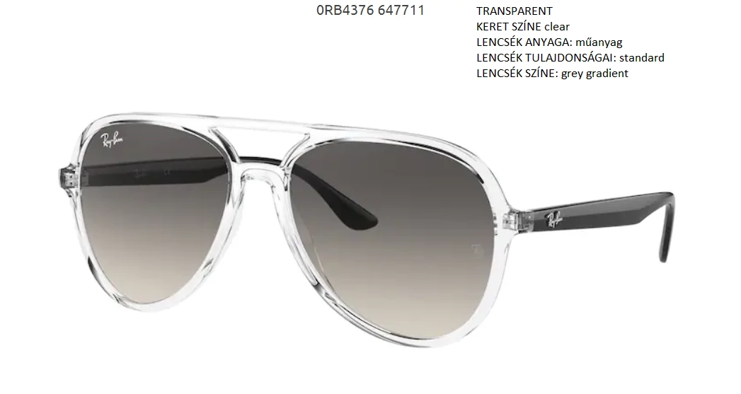 RAY BAN RB4376 647711 NAPSZEMÜVEG