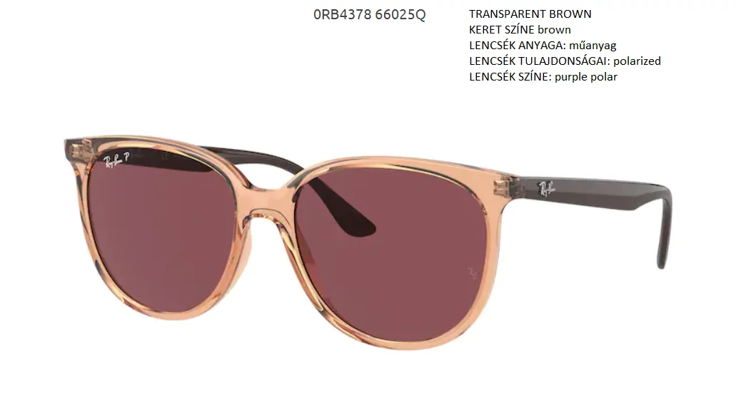RAY BAN RB4378 66025Q NAPSZEMÜVEG