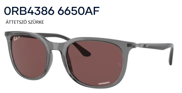 RAY-BAN RB4386 6650AF NAPSZEMÜVEG