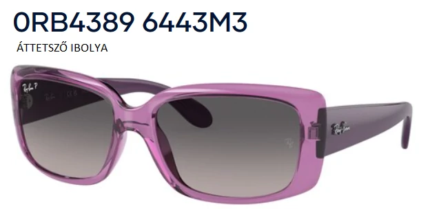 RAY-BAN RB4389 6443M3 NAPSZEMÜVEG
