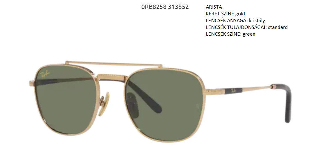RAY BAN RB8258 FRANK II TITANIUM 313852 NAPSZEMÜVEG