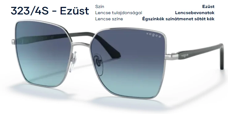 VOGUE VO4199S 323/4S EZÜST NAPSZEMÜVEG