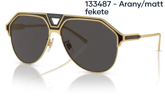 Dolce & Gabbana DG2257 133487 - Arany/matt fekete napszemüveg