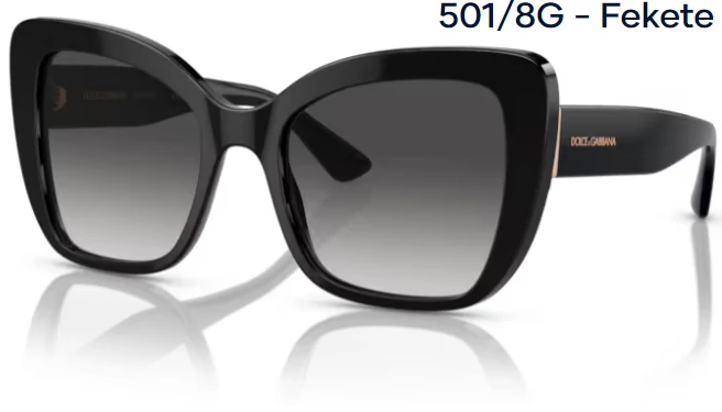 Dolce & Gabbana DG4348 501/8G - Fekete napszemüveg