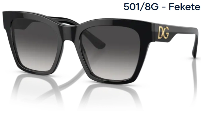 Dolce & Gabbana DG4384 501/8G - Fekete napszemüveg