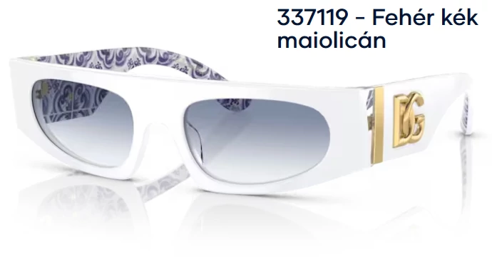 Dolce & Gabbana DG4411 337119 - Fehér kék maiolicán napszemüveg