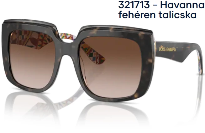 Dolce & Gabbana DG4414 321713 - Havanna fehéren talicska napszemüveg