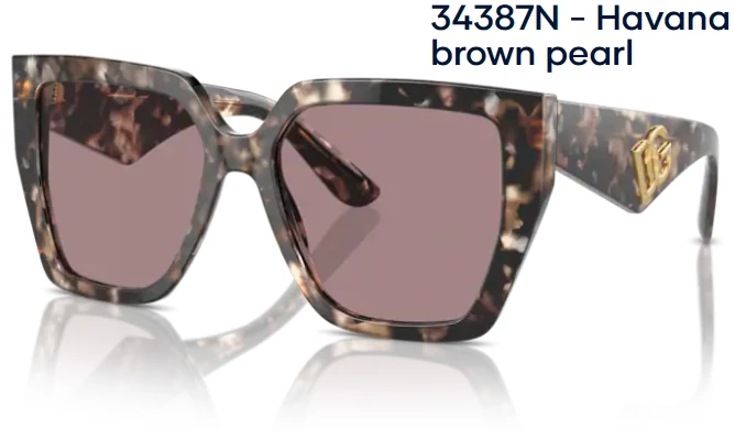 Dolce & Gabbana DG4438 34387N - Havana brown pearl napszemüveg