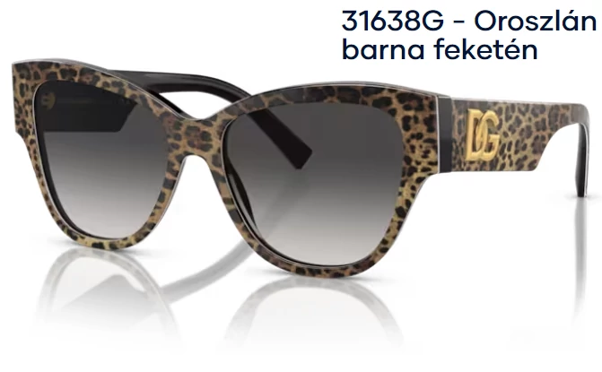 Dolce & Gabbana DG4449 31638G - Oroszlán barna feketén napszemüveg