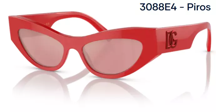 Dolce & Gabbana DG4450 3088E4 piros napszemüveg
