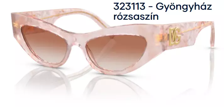 Dolce & Gabbana DG4450 323113 - Gyöngyház rózsaszín napszemüveg