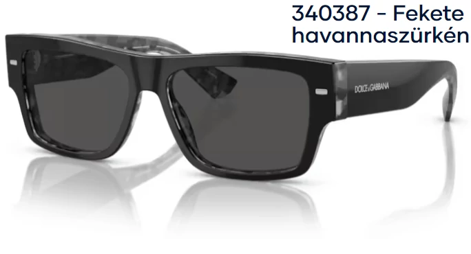 Dolce & Gabbana DG4451 340387 - Fekete havannaszürkén napszemüveg