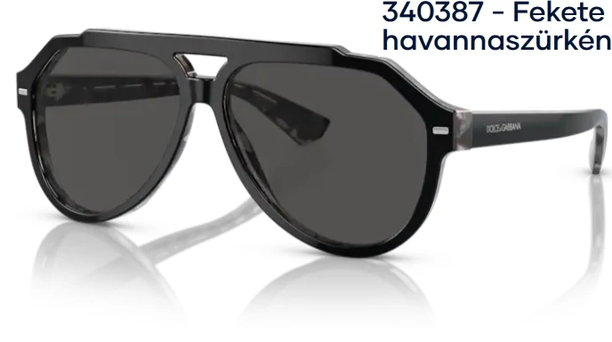 Dolce & Gabbana DG4452 340387- fekete havannaszürkén napszemüveg