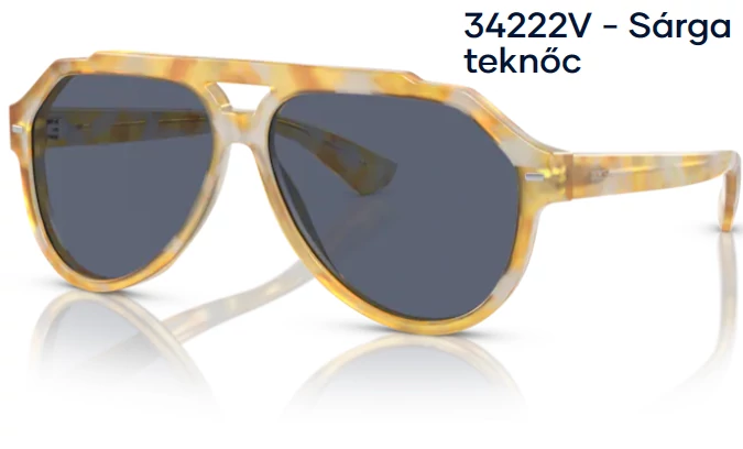 Dolce & Gabbana DG4452 34222V - sárga teknőc napszemüveg