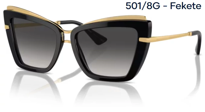 Dolce & Gabbana DG4472 501/8G - Fekete napszemüveg