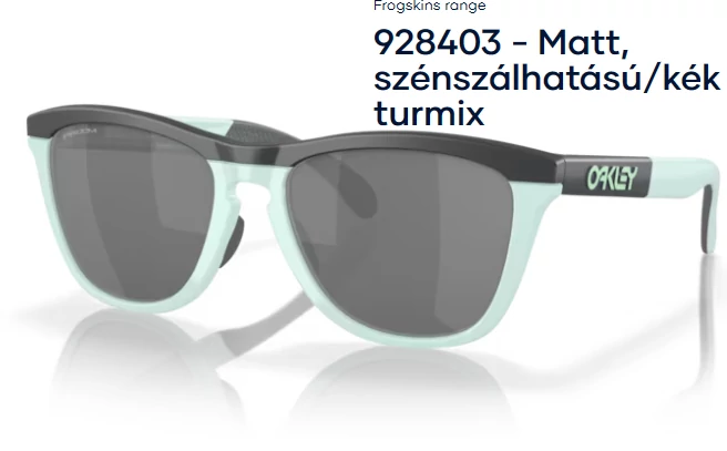 OAKLEY Frogskins range 928403 - Matt, szénszálhatású/kék turmix NAPSZEMÜVEG