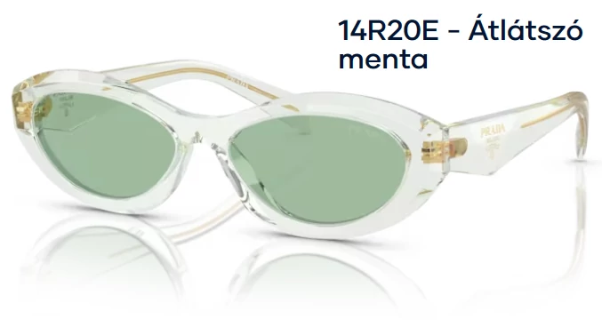 PRADA PR 26ZS 14R20E - Átlátszó menta napszemüveg