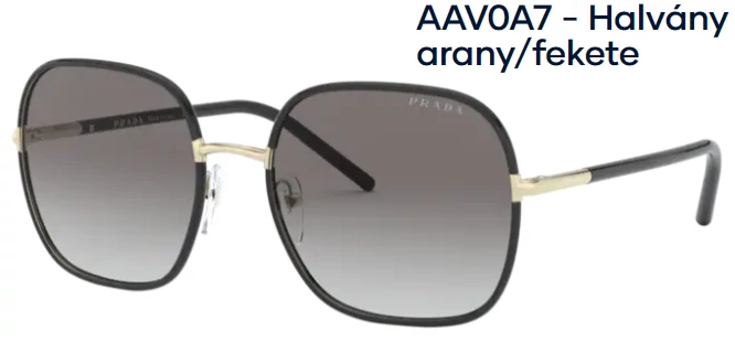 PRADA PR 67XS AAV0A7 - Halvány arany/fekete napszemüveg