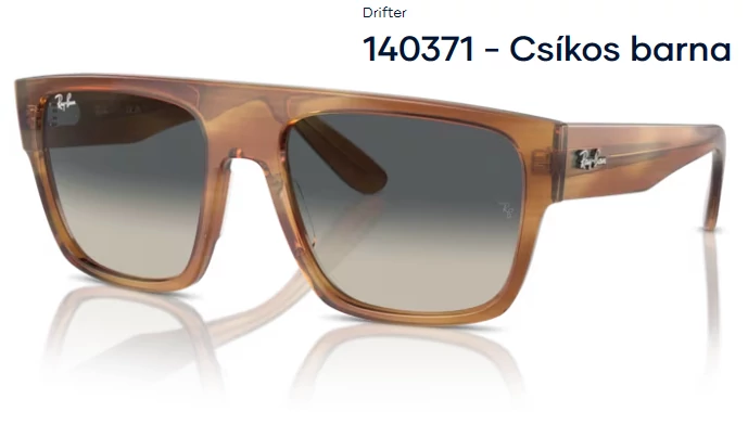 RAY-BAN RB0360S DRIFTER 140371 - Csíkos barna NAPSZEMÜVEG