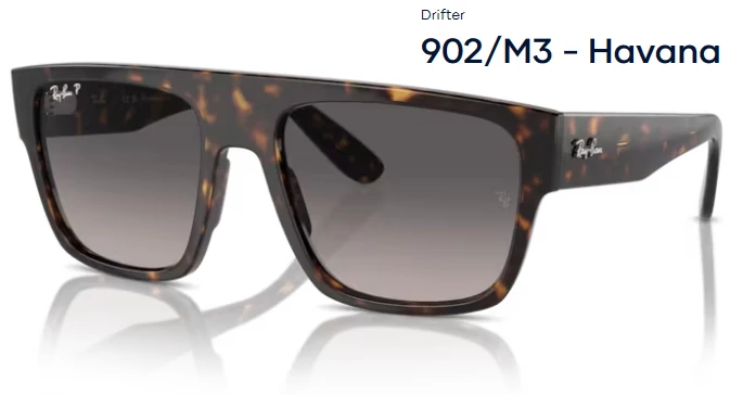 RAY-BAN RB0360S DRIFTER 902/M3 - Havana NAPSZEMÜVEG