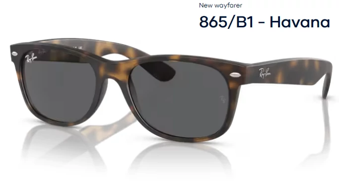 RAY BAN RB2132 NEW WAYFARER 865/B1 - Havana NAPSZEMÜVEG