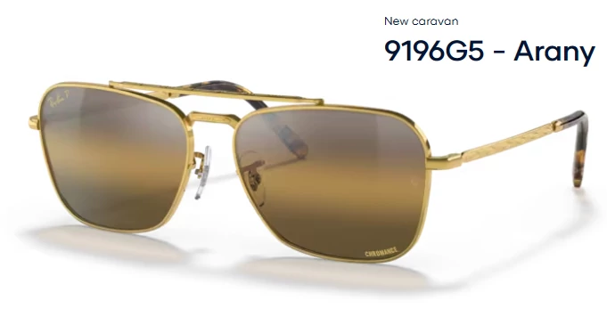 RAY BAN 3636 NEW CARAVAN 9196G5 - Arany NAPSZEMÜVEG