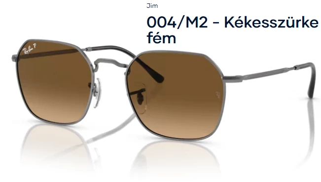 RAY BAN RB3694 JIM 004/M2 - Kékesszürke fém NAPSZEMÜVEG