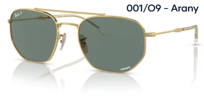 RAY BAN RB3707 001/O9 - Arany NAPSZEMÜVEG