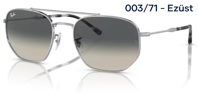 RAY BAN RB3707 003/71 - Ezüst NAPSZEMÜVEG