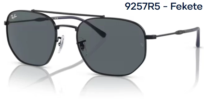 RAY BAN RB3707 9257R5 - Fekete NAPSZEMÜVEG