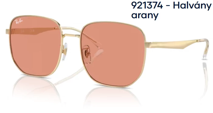 RAY BAN RB3713D 921374 - Halvány arany NAPSZEMÜVEG