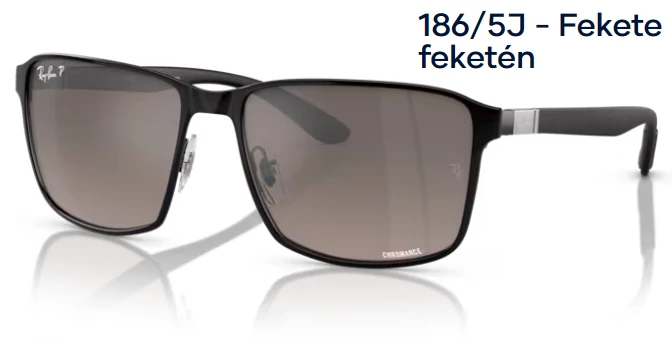 RAY BAN RB3721CH 186/5J - Fekete feketén NAPSZEMÜVEG