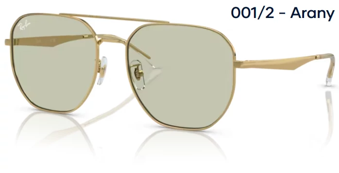 RAY BAN RB3724D 001/2 - Arany NAPSZEMÜVEG