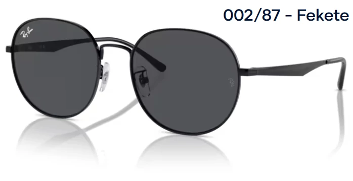 RAY BAN RB3727D 002/87 - Fekete NAPSZEMÜVEG