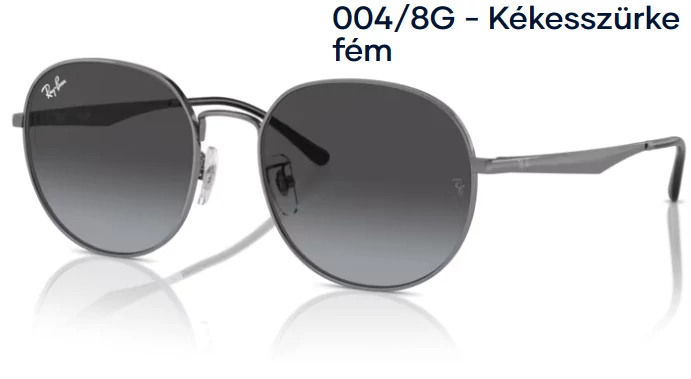 RAY BAN RB3727D 004/8G - Kékesszürke fém NAPSZEMÜVEG