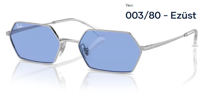 RAY BAN RB3728 YEVI 003/80 - Ezüst NAPSZEMÜVEG