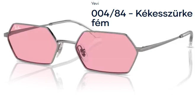 RAY BAN RB3728 YEVI 004/84 - Kékesszürke fém NAPSZEMÜVEG