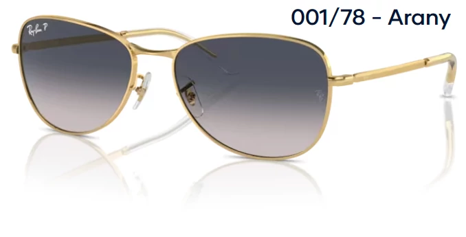 RAY-BAN RB3733 001/78 - Arany NAPSZEMÜVEG