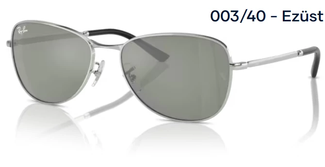 RAY-BAN RB3733 003/40 - Ezüst NAPSZEMÜVEG