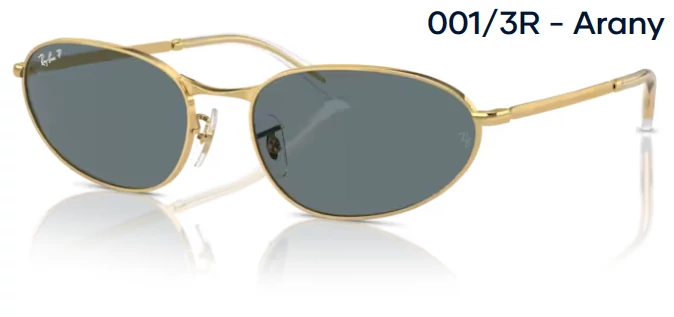 RAY-BAN RB3734 001/3R - Arany NAPSZEMÜVEG