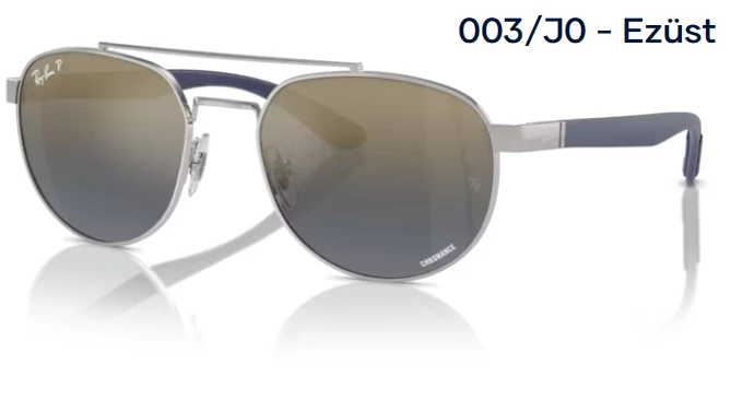 RAY-BAN RB3736CH 003/J0 - Ezüst NAPSZEMÜVEG