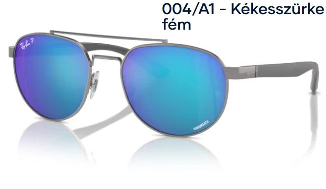 RAY-BAN RB3736CH 004/A1 - Kékesszürke fém NAPSZEMÜVEG